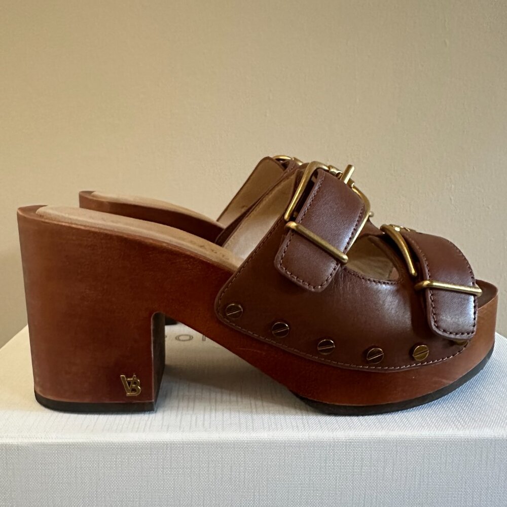 Veronica Beard Halifax Platform Clog Sandals - Picture 4 of 8